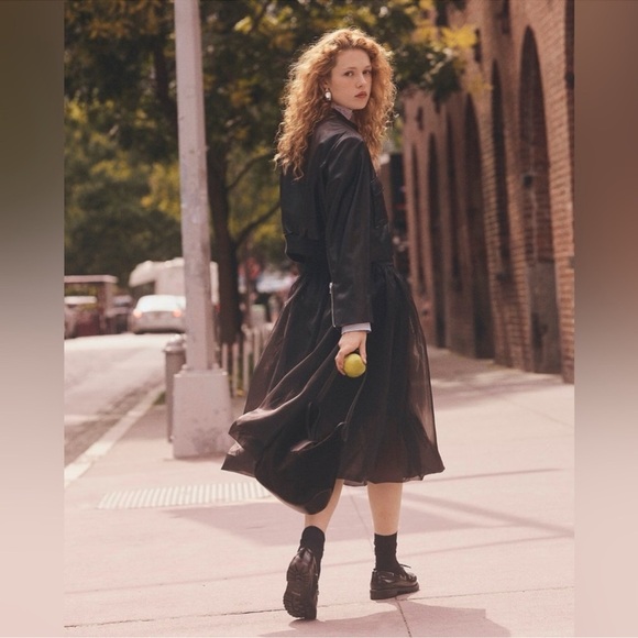 NWT J Crew Collection bubble-skirt drop-waist dress in organza BU351 - Picture 5 of 12